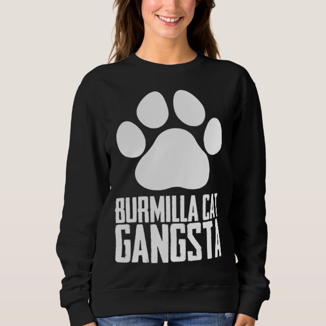 Burmilla  Burmilla cat  Burmilla mom  3 Sweatshirt (Vorderseite)