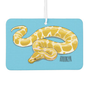 Burmische Python Schlange Cartoon Abbildung Autolufterfrischer