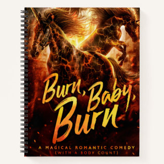 Burn Baby Burn Spiral Notebook Notizbuch