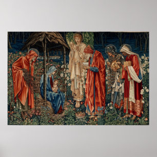 Burne-Jones - Anbetung der Magier Poster