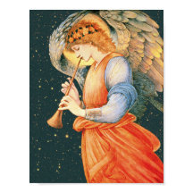 Burne-Jones Angel spielen Cardstock