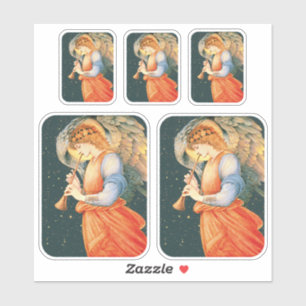 Burne-Jones Angel spielt Flageolet 1878 CC1153 Aufkleber