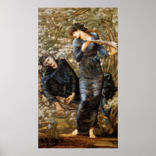 Burne-Jones - Beguiling of Merlin (Merlin, Vivian) Poster