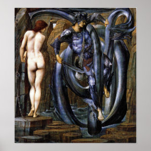 Burne-Jones - Der Untergang wurde 1885 vollbracht Poster