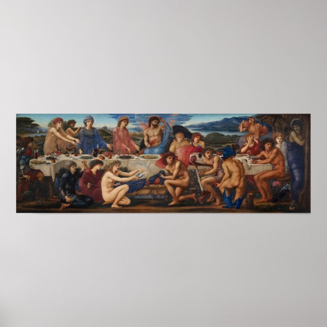 Burne-Jones - Fest des Peleus Poster (Vorne)