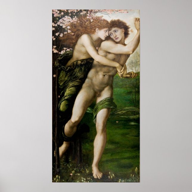 Burne-Jones - Phyllis und Demophoon Poster (Vorne)