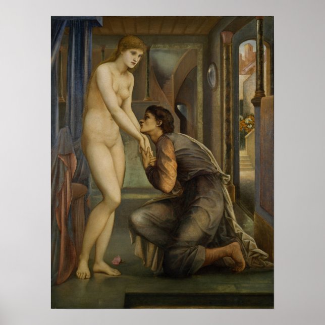 Burne-Jones - Pygmalion, Soul Attains Poster (Vorne)