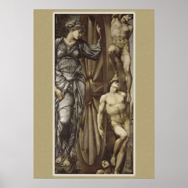 Burne-Jones Wheel of Fortune CC0183 Poster (Vorne)