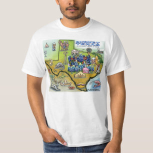 Burnet TEXAS Karte T-Shirt