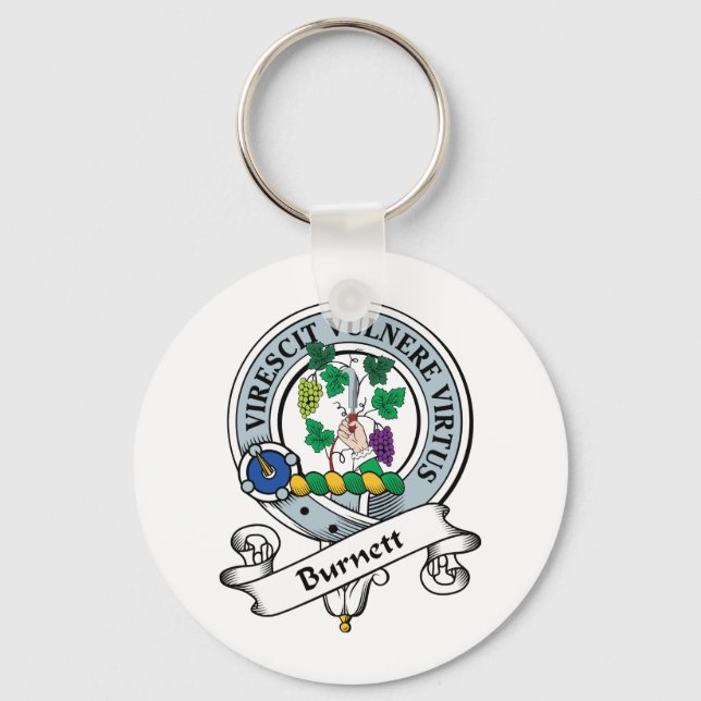 Burnett Clan Abzeichen Schlüsselanhänger (Vorderseite)