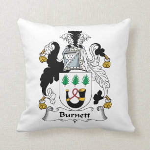 Burnett Familienwappen Kissen