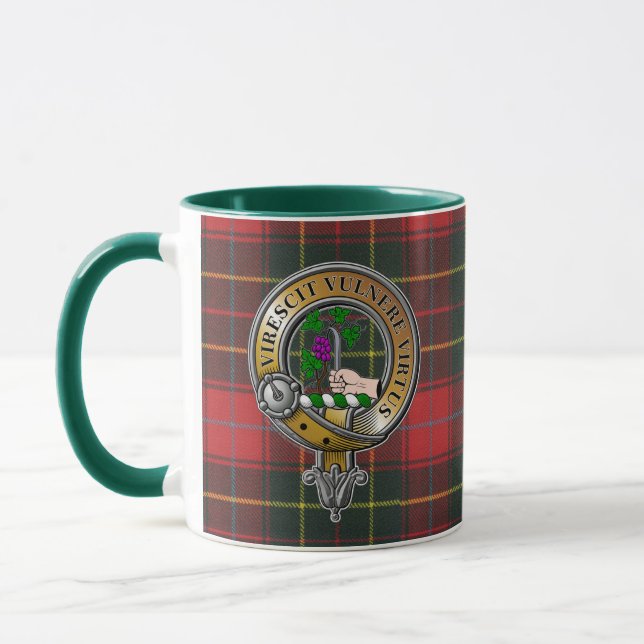 Burnett Tartan & Abzeichen Tasse (Links)