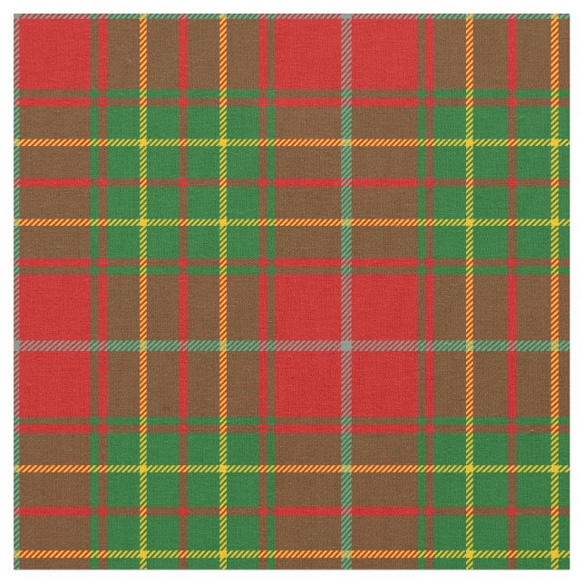 Burnett Tartan-Druck Stoff (Nahaufnahme)