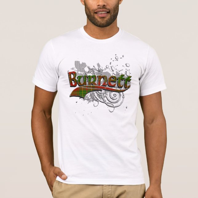 Burnett Tartan-Schmutz T-Shirt (Vorderseite)