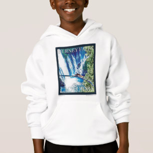 Burney Falls, CA Poster Hoodie