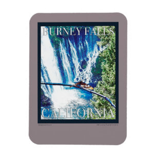 Burney Falls, CA Poster Magnet