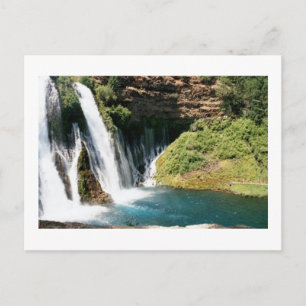 Burney Falls California Postkarte