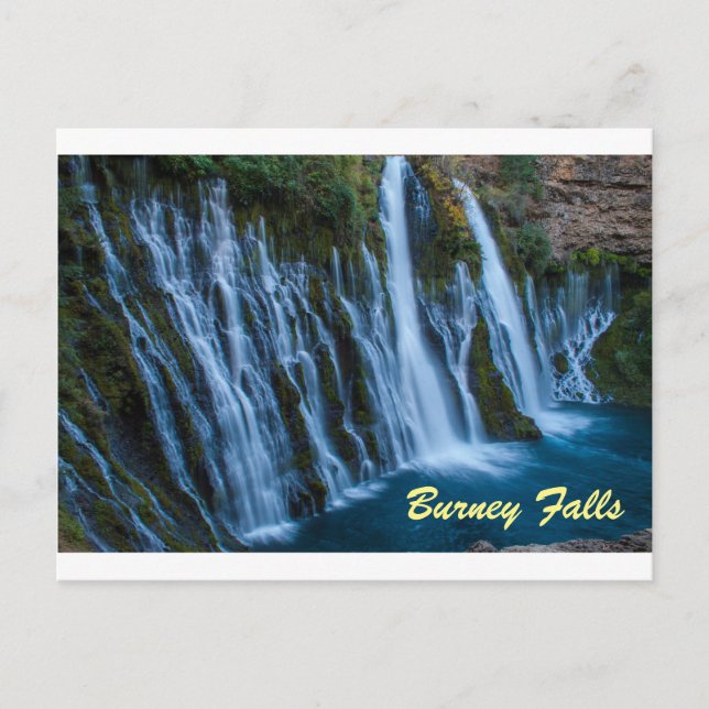 Burney Falls Postcard Postkarte (Vorderseite)