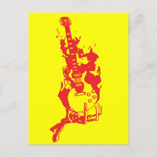 BURNGITAR POSTKARTE