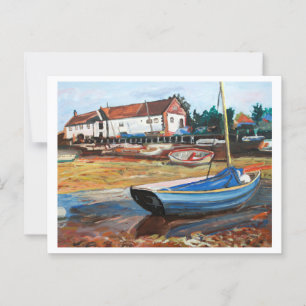 Burnham Overy Staithe is a small settlement in Nor Postkarte