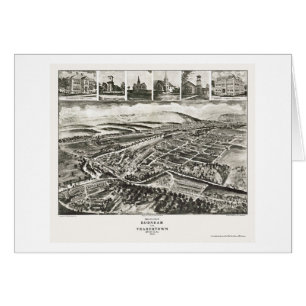 Burnham, panoramische Karte PAs - 1906