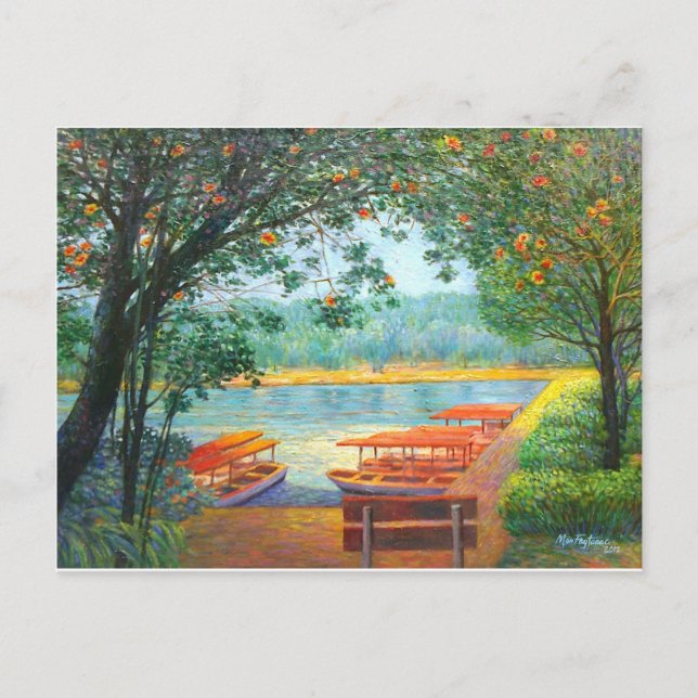 Burnham Park, Baguio City, Philippinen Postkarte (Vorderseite)