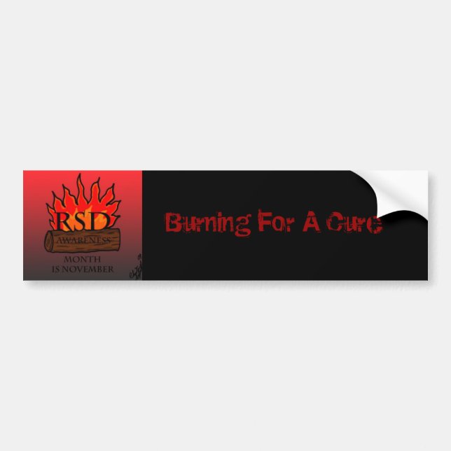 Burninf für die Heilung Autoaufkleber (Vorne)