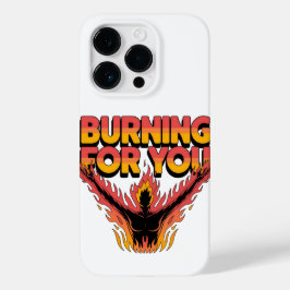 "Burning for You" im Stil von Old School Rock Case-Mate iPhone 14 Pro Hülle