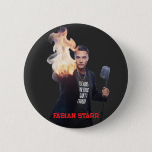 Burning in Your Touch Schwarz T-Shirt - Fabian Sta Button