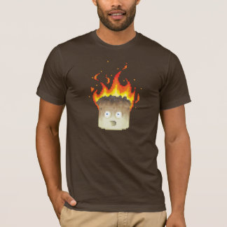 Burning Marshmallow Pixel Art T-Shirt