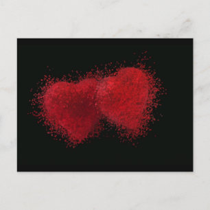Burning mit Liebe Postkarte