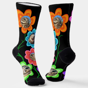 Burning Owl Socken