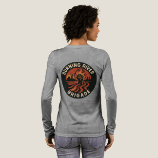 Burning River Brigade Langarmshirt Tri-Blend Shirt