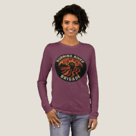 Burning River Brigade long sleeve  Tri-Blend Shirt