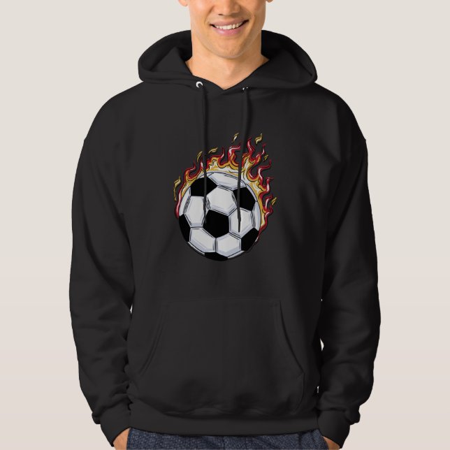 Burning Soccer Hoodie (Vorderseite)