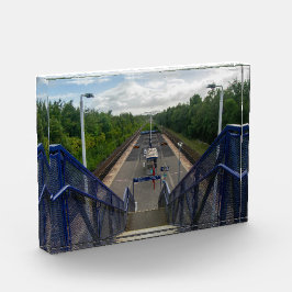 Burnley Rose Grove Railway Station Fotoblock