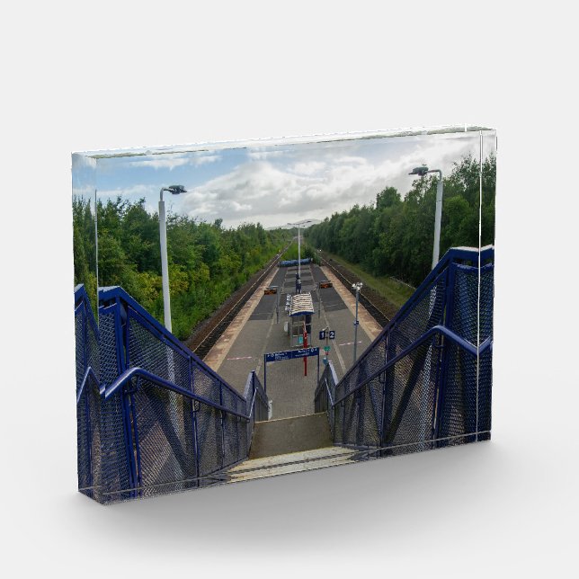 Burnley Rose Grove Railway Station Fotoblock (Links)