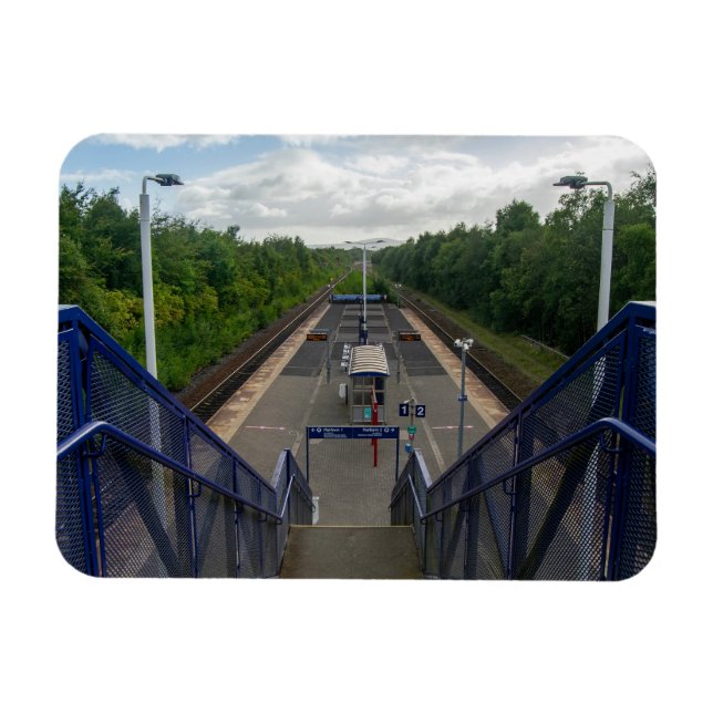 Burnley Rose Grove Railway Station Magnet (Horizontal)