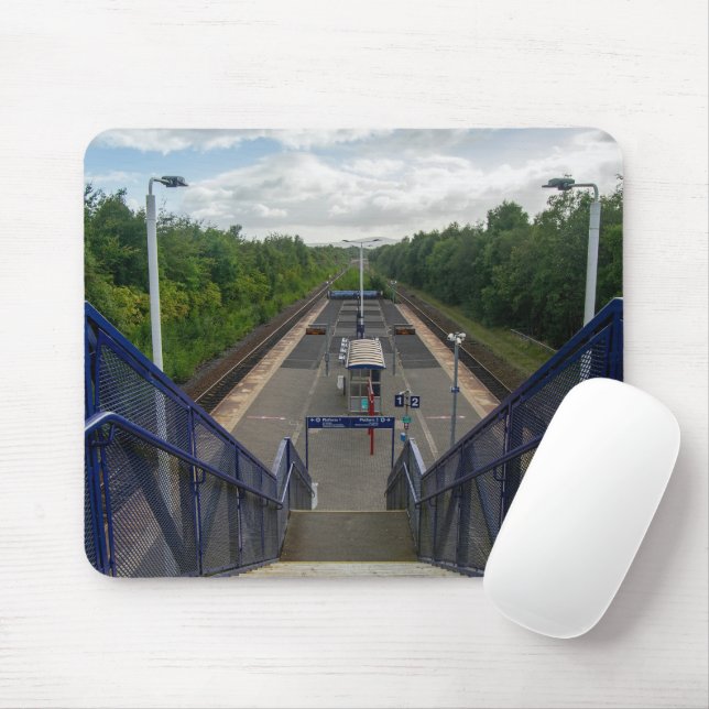 Burnley Rose Grove Railway Station Mousepad (Mit Mouse)