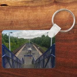 Burnley Rose Grove Railway Station Schlüsselanhänger