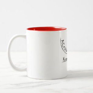 Burnout-Bewusstsein Wolf Pfotenabdruck Tasse