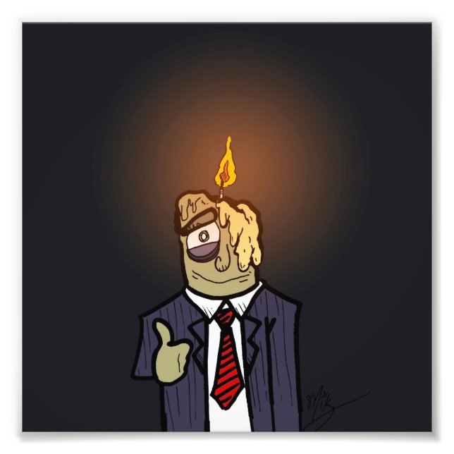 BurnOut Fotodruck (Vorne)