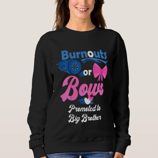 Burnouts für Kinder oder Bogen, die an große Brüde Sweatshirt (Vorderseite)