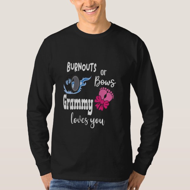 Burnouts oder Bows Grammy Lieben Sie besondere Oma T-Shirt (Vorderseite)