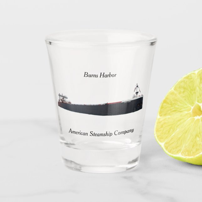 Burns Harbour Shootglass Schnapsglas (Vorderseite)