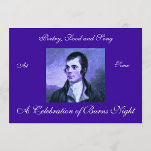 Burns Night Invasion Einladung