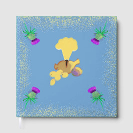 Burns Night sky edit Guest Book Gästebuch