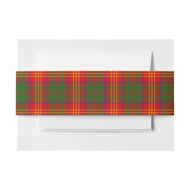 Burns Scottish Tartan Bly Band (Vorderseite Beispiel)