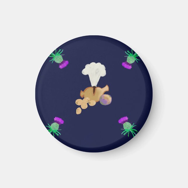 Burns supper magnet (Vorne)