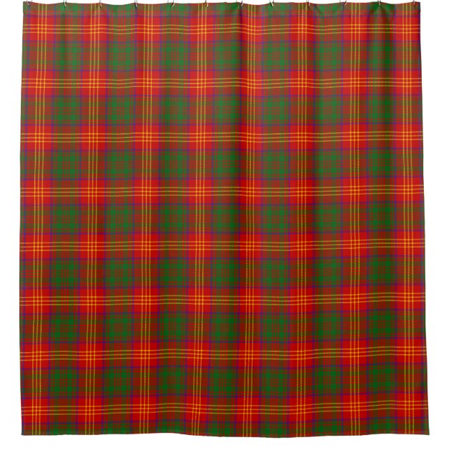 Burns Tartan Duschvorhang (Vorderseite)